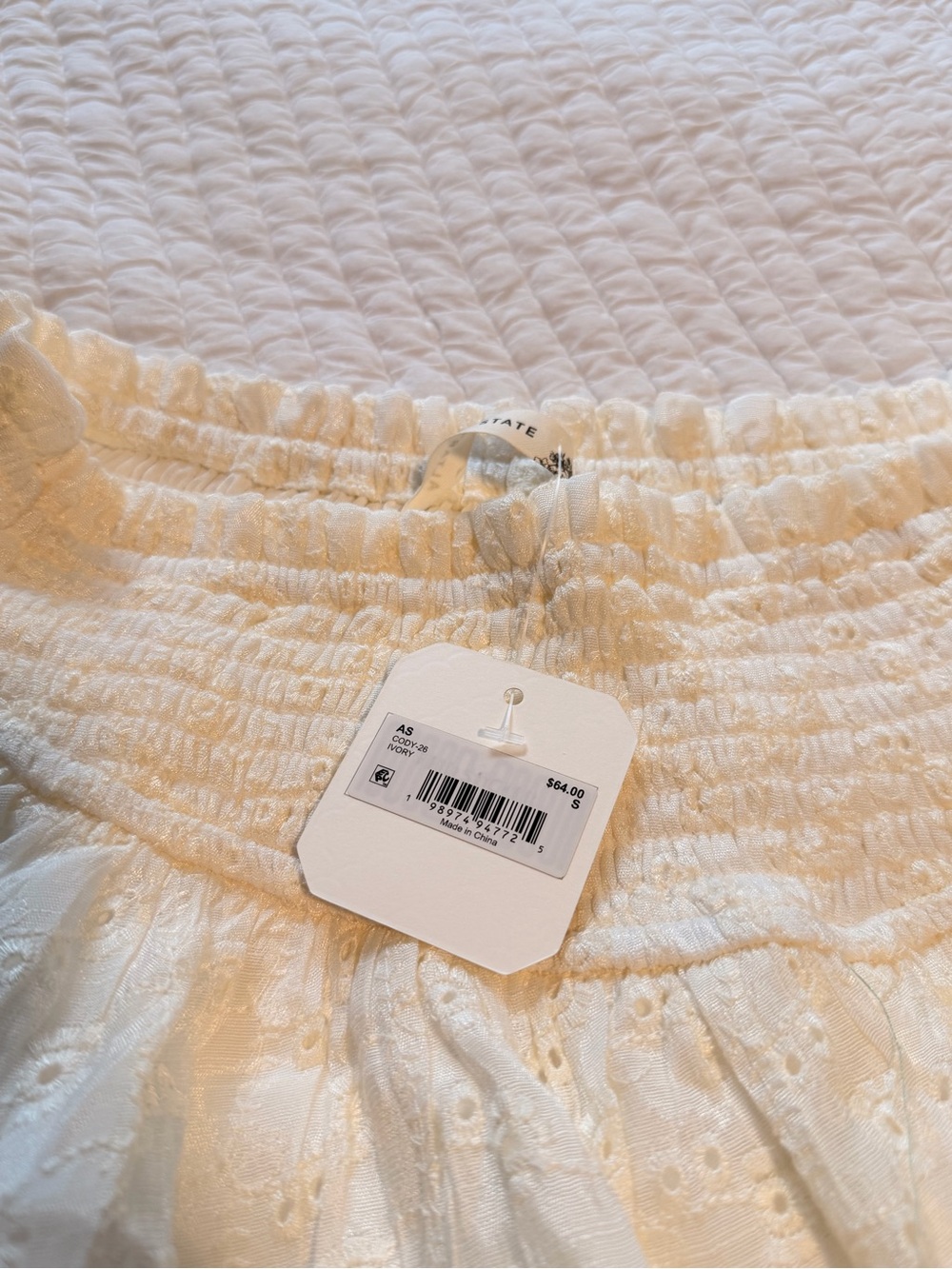 NWT Altard State Ruffle Tiered White Skort - Picture 2 of 8
